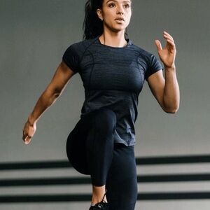 ZYIA Charcoal Competition Short Sleeve T -NWT